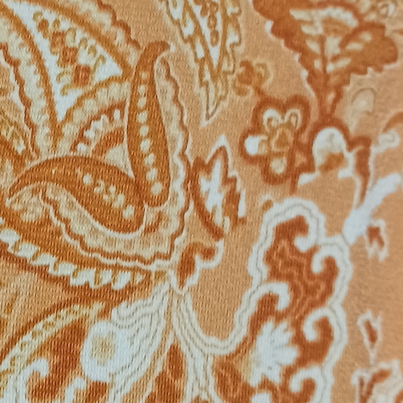 💙Michael Kors Paisley Maxi Dress In Large Petite EUC - Picture 4 of 9